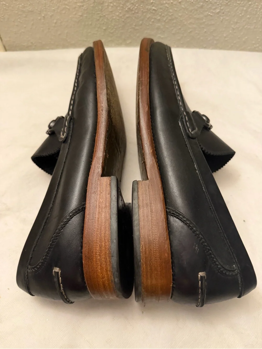 Salvatore Ferraro men black  Oxfords shoes, pre-owned, SZ 11